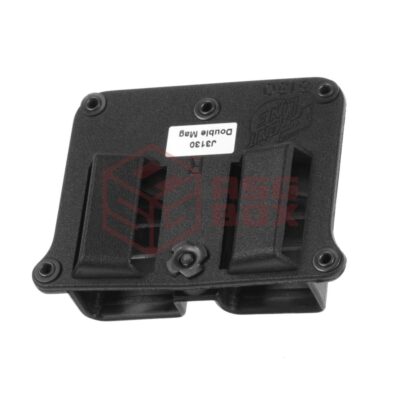 Alternative view of Frontline Polymer Double Pistol Mag Pouch Black