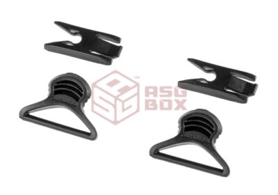 FMA Goggle Swivel Clips 36mm Black - obrazek 3