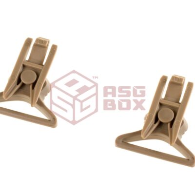 Alternative view of FMA Goggle Swivel Clips 36mm Dark Earth