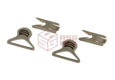 FMA Goggle Swivel Clips 36mm Dark Earth - obrazek 3