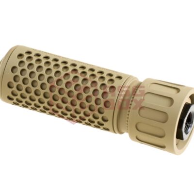 Alternative view of Madbull Knights Armament QDC CQB Suppressor CCW Tan