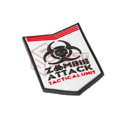 Alternative view of JTG Zombie Attack Rubber Patch White