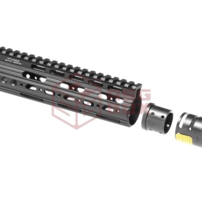 Alternative view of Leapers AR-15 7.2 Inch Super Slim Free Float Handguard Black