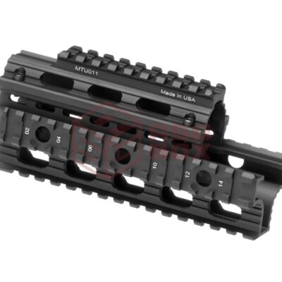 Alternative view of Leapers AK47 YU Quad Rail Handguard Black