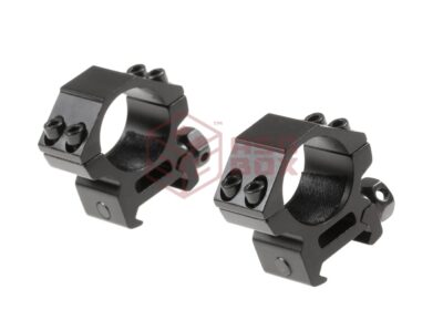 Pirate Arms 25.4mm Low Type Mount Rings Black - obrazek 2