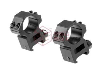 Pirate Arms 25.4mm High Type Mount Rings Black - obrazek 2