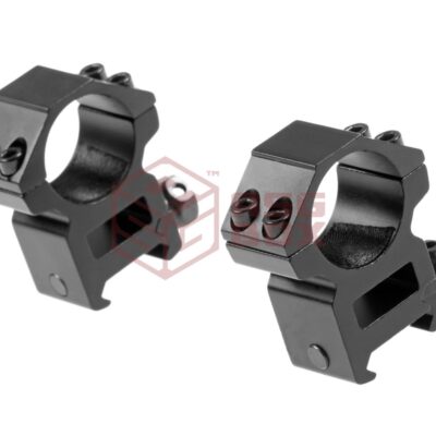 Alternative view of Pirate Arms 25.4mm High Type Mount Rings Black