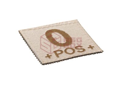 Clawgear 0 Pos Bloodgroup Patch Desert - obrazek 2