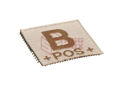 Clawgear B Pos Bloodgroup Patch Desert - obrazek 2