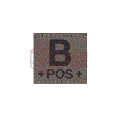 asgbox.pl - B Pos Bloodgroup Patch Clawgear
