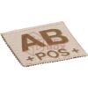 Clawgear AB Pos Bloodgroup Patch Desert OD-TM-10500031000 18434 asgbox.pl