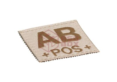 Clawgear AB Pos Bloodgroup Patch Desert - obrazek 2