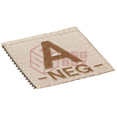 Alternative view of Clawgear A Neg Bloodgroup Patch Desert