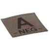 Clawgear A Neg Bloodgroup Patch RAL7013 OD-TM-10500233200 18444 asgbox.pl