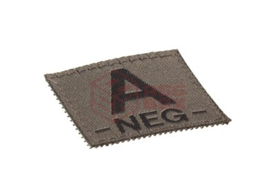 Clawgear A Neg Bloodgroup Patch RAL7013 - obrazek 2