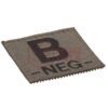 Clawgear B Neg Bloodgroup Patch RAL7013 OD-TM-10500333200 18445 asgbox.pl