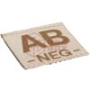 Clawgear AB Neg Bloodgroup Patch Desert OD-TM-10500431000 18438 asgbox.pl