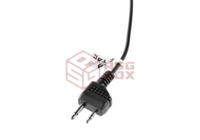 Z-Tactical FBI Style Acoustic Headset Midland Connector Black - obrazek 2