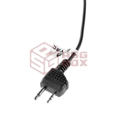 Alternative view of Z-Tactical FBI Style Acoustic Headset Midland Connector Black