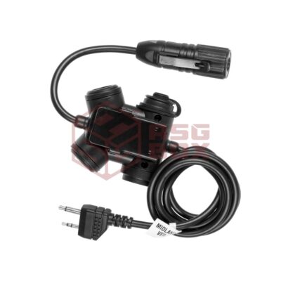 Alternative view of Z-Tactical zSLX Clarus PTT Midland Connector Black