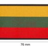 Clawgear Lithuania Flag Patch Multicolor OD-TM-10555350000 20135 asgbox.pl