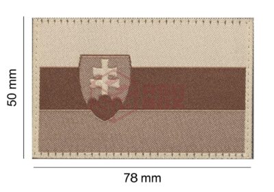 Clawgear Slovakia Flag Patch Desert - obrazek 4