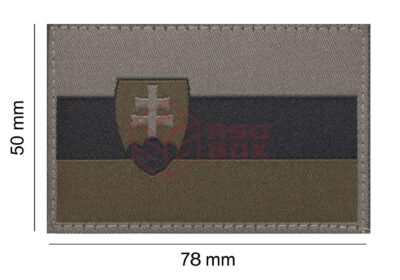 Clawgear Slovakia Flag Patch RAL7013 - obrazek 4