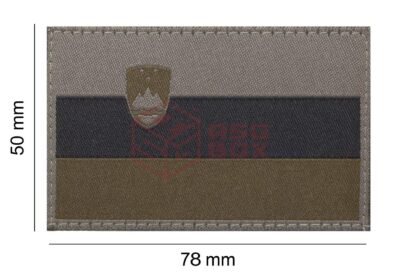 Clawgear Slovenia Flag Patch RAL7013 - obrazek 4