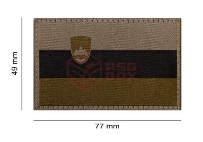 Clawgear Slovenia Flag Patch RAL7013 - obrazek 5