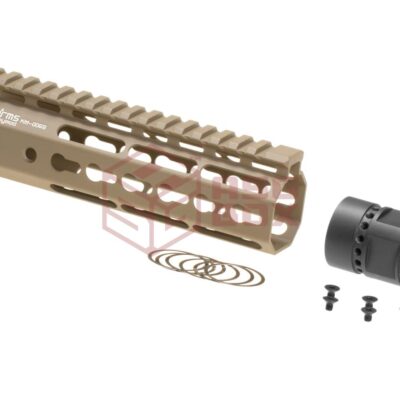 Alternative view of Ares 7 Inch Keymod Handguard Set Desert