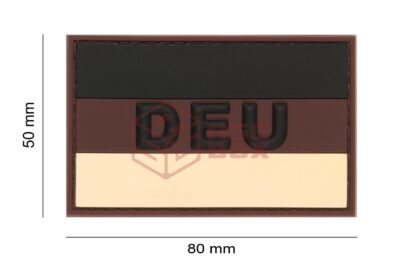 JTG German Flag Rubber Patch Desert - obrazek 2