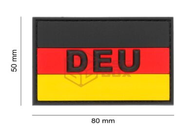 JTG German Flag Rubber Patch Multicolor - obrazek 2