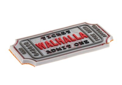 JTG Large Walhalla Ticket Rubber Patch White - obrazek 2