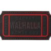 asgbox.pl - Large Walhalla Ticket Rubber Patch JTG