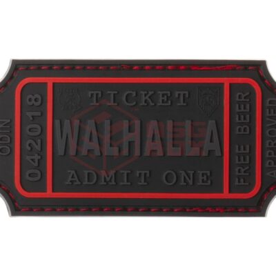 asgbox.pl - Large Walhalla Ticket Rubber Patch JTG