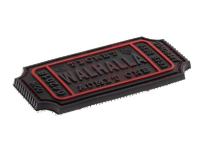 JTG Large Walhalla Ticket Rubber Patch Blackops - obrazek 2