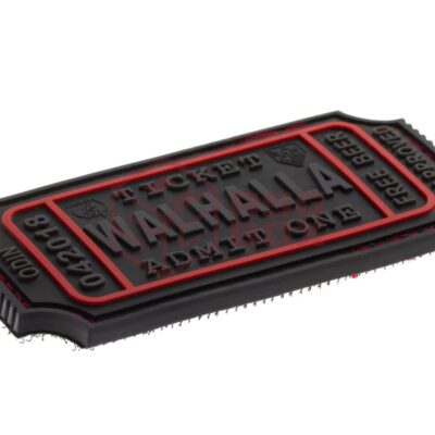 Alternative view of JTG Large Walhalla Ticket Rubber Patch Blackops
