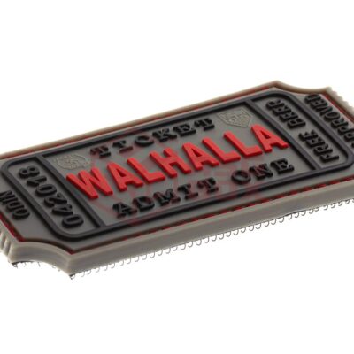 Alternative view of JTG Large Walhalla Ticket Rubber Patch Grey