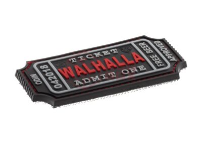 JTG Large Walhalla Ticket Rubber Patch Blackmedic - obrazek 2