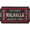 asgbox.pl - Large Walhalla Ticket Rubber Patch JTG