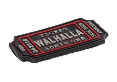 JTG Large Walhalla Ticket Rubber Patch SWAT - obrazek 2