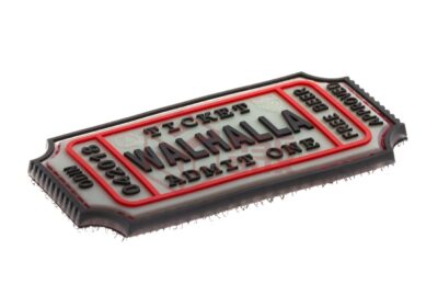 JTG Large Walhalla Ticket Rubber Patch Glow
