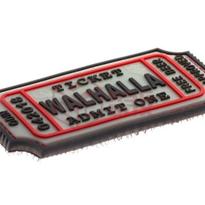 JTG Large Walhalla Ticket Rubber Patch Glow