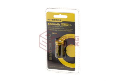 Nitecore NL166 RCR123 Battery 3.7V 650mAh - obrazek 3