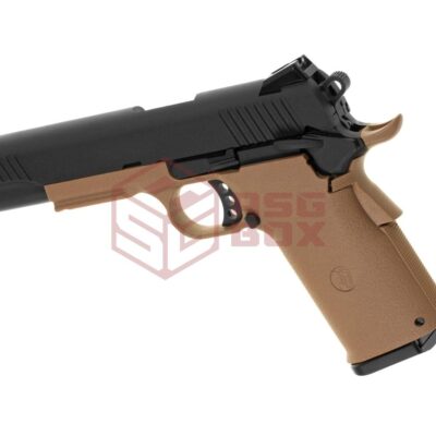 Alternative view of KJ Works KP-11 Full Metal GBB Tan