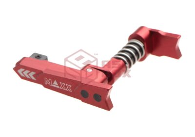 Maxx Model CNC Aluminum Advanced Magazine Release Style A Red - obrazek 2