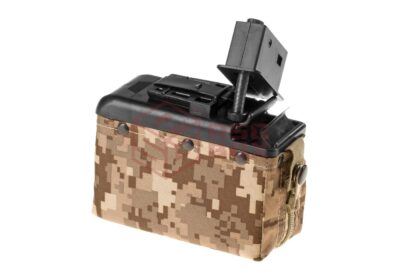 Classic Army Box Mag M249 1200rds Tan