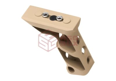 Metal CNC Long Angled Grip for Keymod Dark Earth - obrazek 2