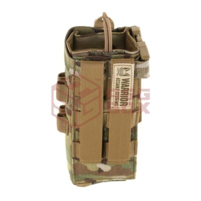 Alternative view of Warrior Front Opening MBITR Radio Pouch Multicam