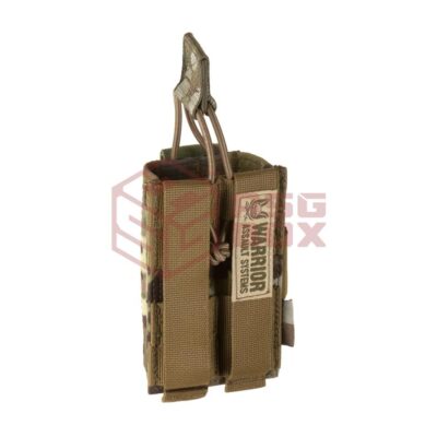 Alternative view of Warrior Single Open Mag Pouch 5.56mm with 9mm Multicam